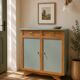Revalued wood and green buffet