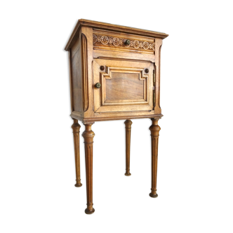Bedside table - early 1900 - marble/ceramic