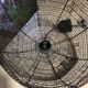 Woven metal suspension