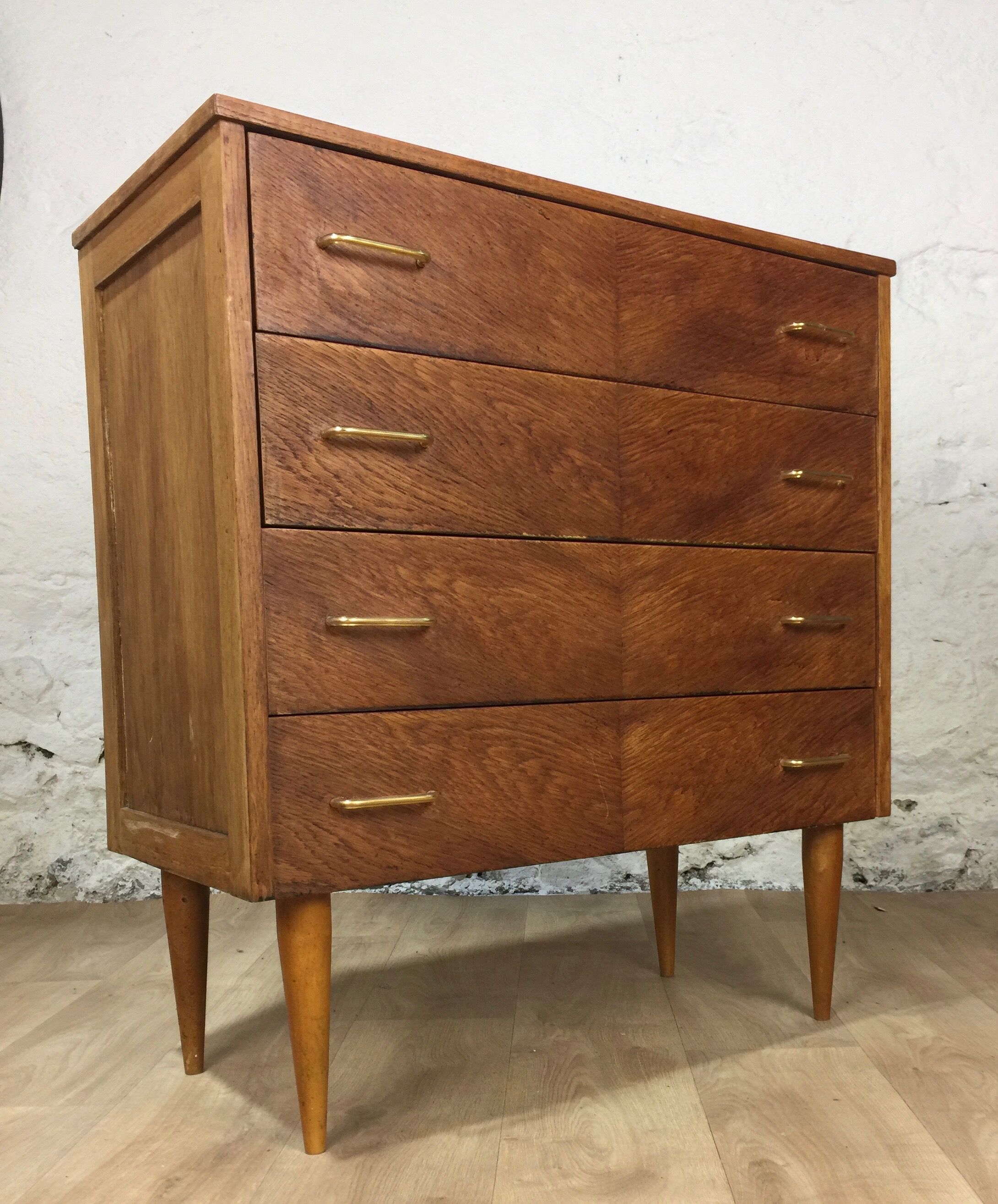 Chest of drawers 4 drawers 60s