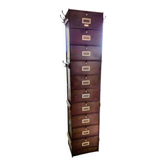 A vintage Roneo industrial flapper from the 1950s with a rusty patina