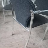 3 fauteuils, chauffeuses années 90