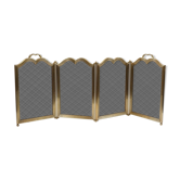 Firewall with four brass components with handles, made in Italy