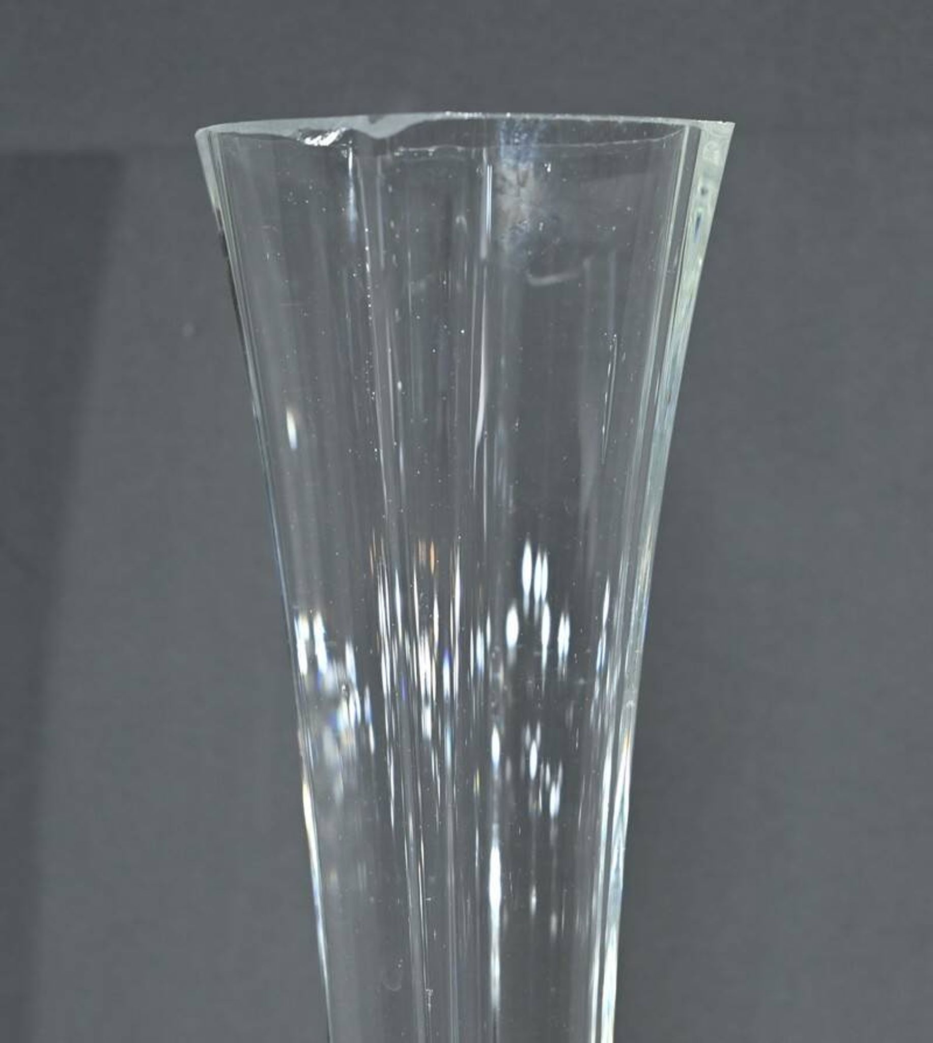 Important Vase Soliflore en Verre, époque Art Déco – 1930