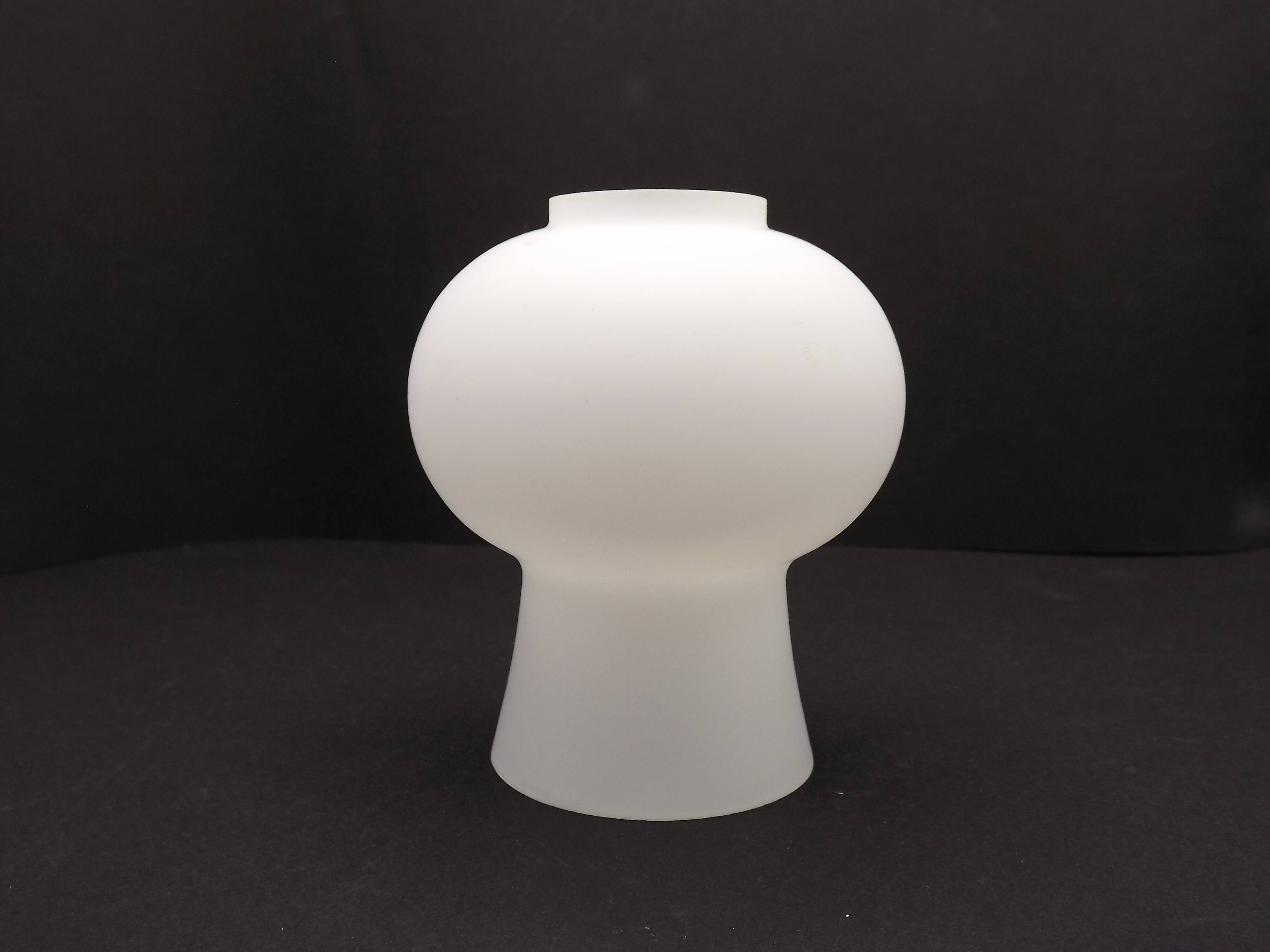 Opaque white glass lampshade