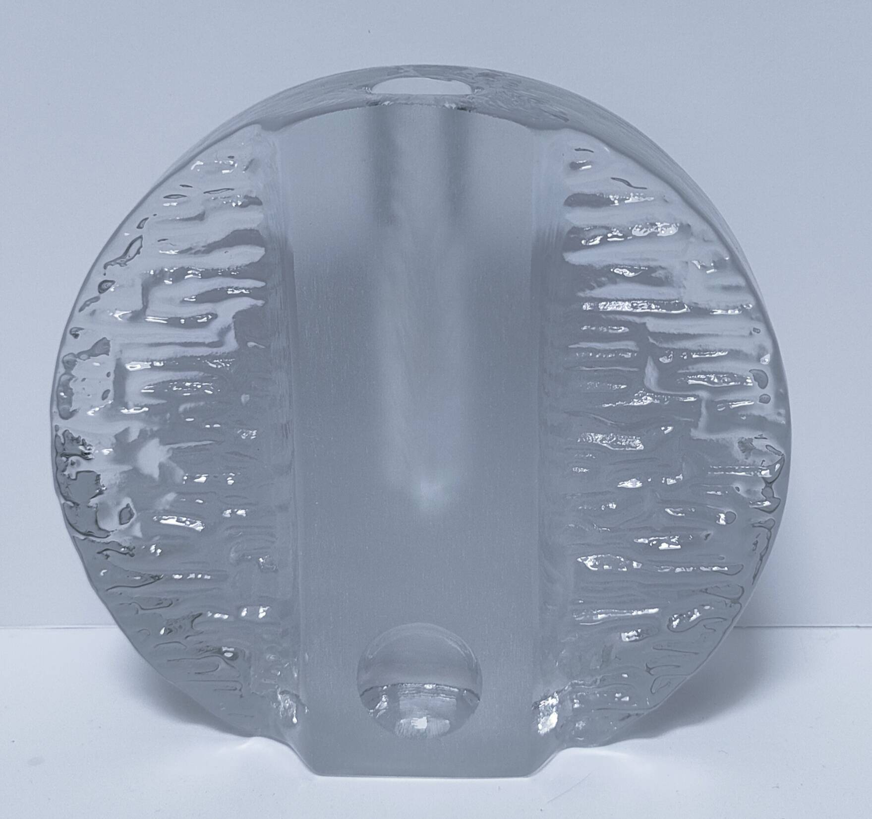 vase verre design walther pukerberg glasbruk années 70