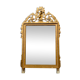 Louis XVI style mirror in wood and gilded stucco XIX century,, 122x72 cm