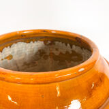 Set of 2 french glazed terracotta BIOT vases 19th century