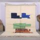 Handmade wool Berber rug 300X200 cm
