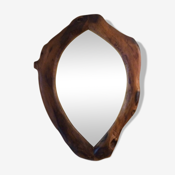 Mirror in massive olivier  46x61cm