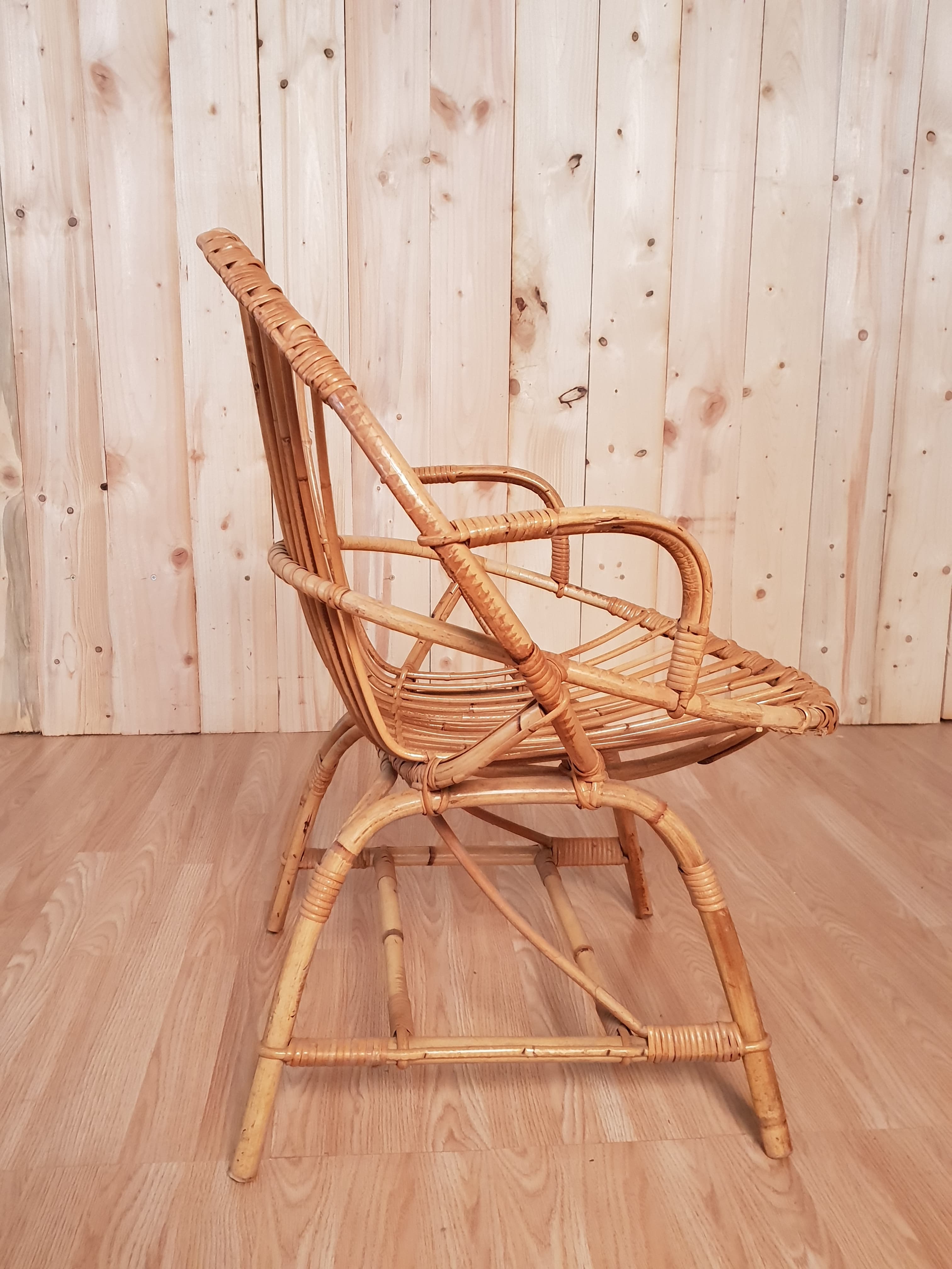 Vintage rattan chair