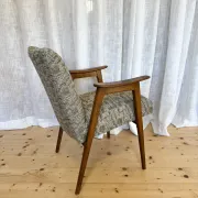 Fauteuil vintage compas années 60