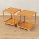 2 side tables from the 1960s, Wilhelm Renz