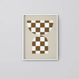 Chequers giclee art print 50x70cm