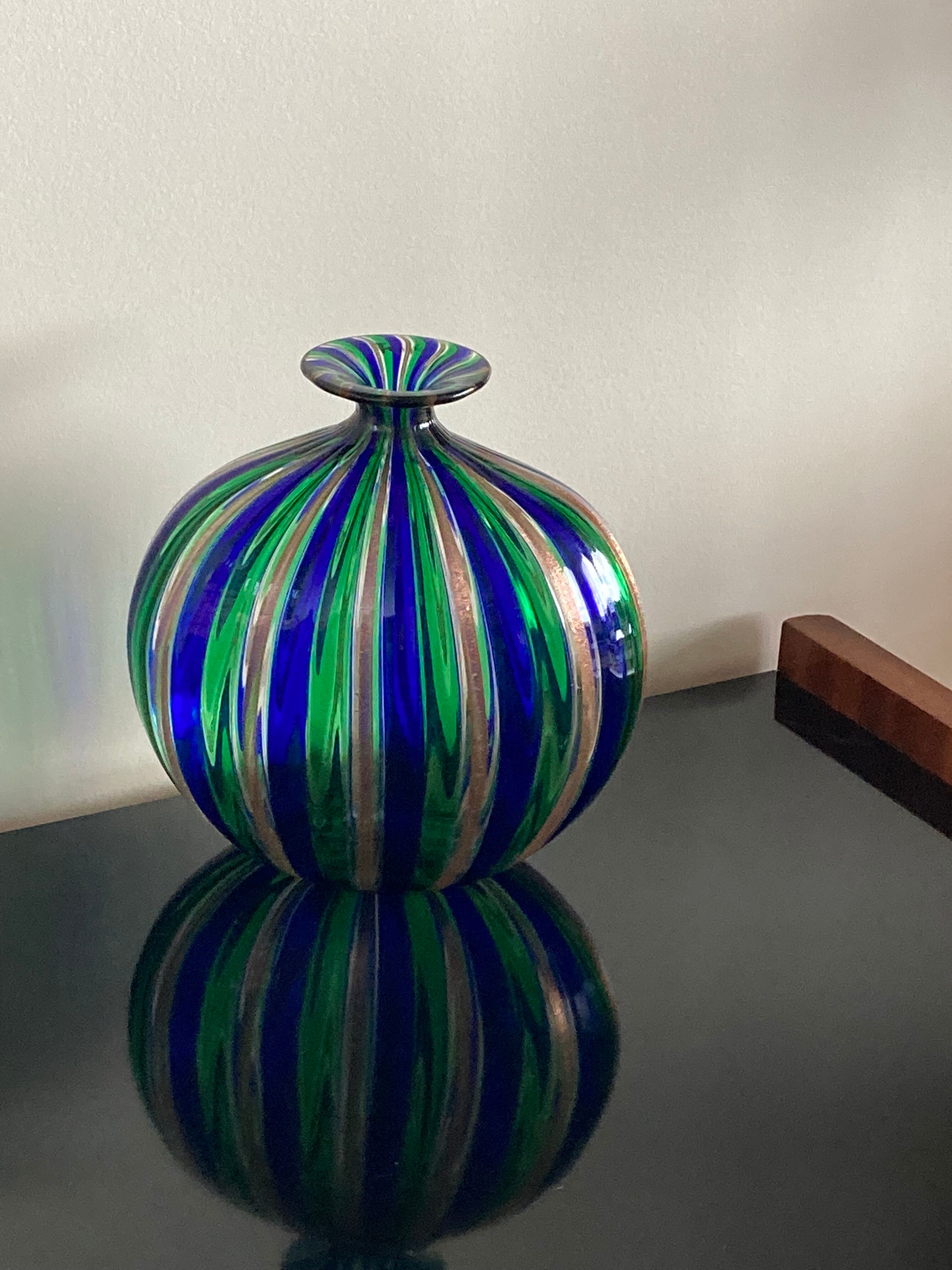 Murano Vase by Adriano della Valentina