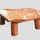 Table unique en chêne massif fabriquée à la main – Forme organique et patine chaleureuse