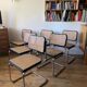 6 black Cesca B32 chairs