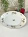 Vintage French Holly Deep Platter, Christmas Serving Dish, Large Oval