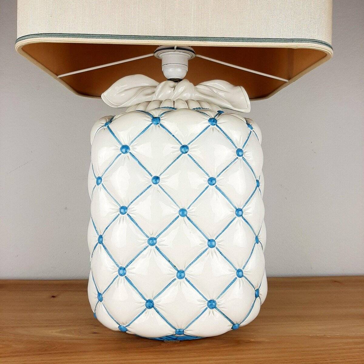 Vintage ceramic table lamp, Italy, 1960s