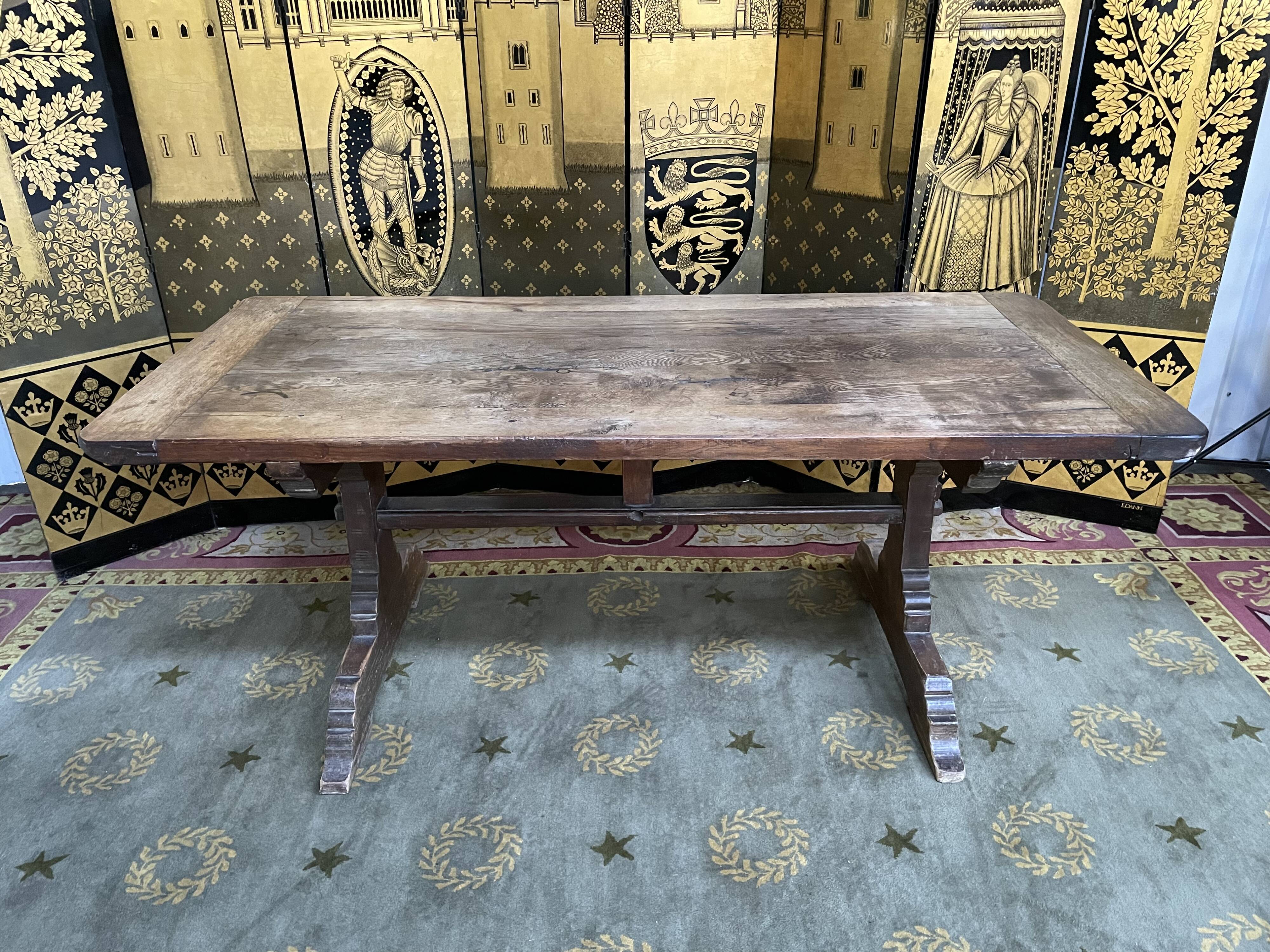 Table monastery oak 19th