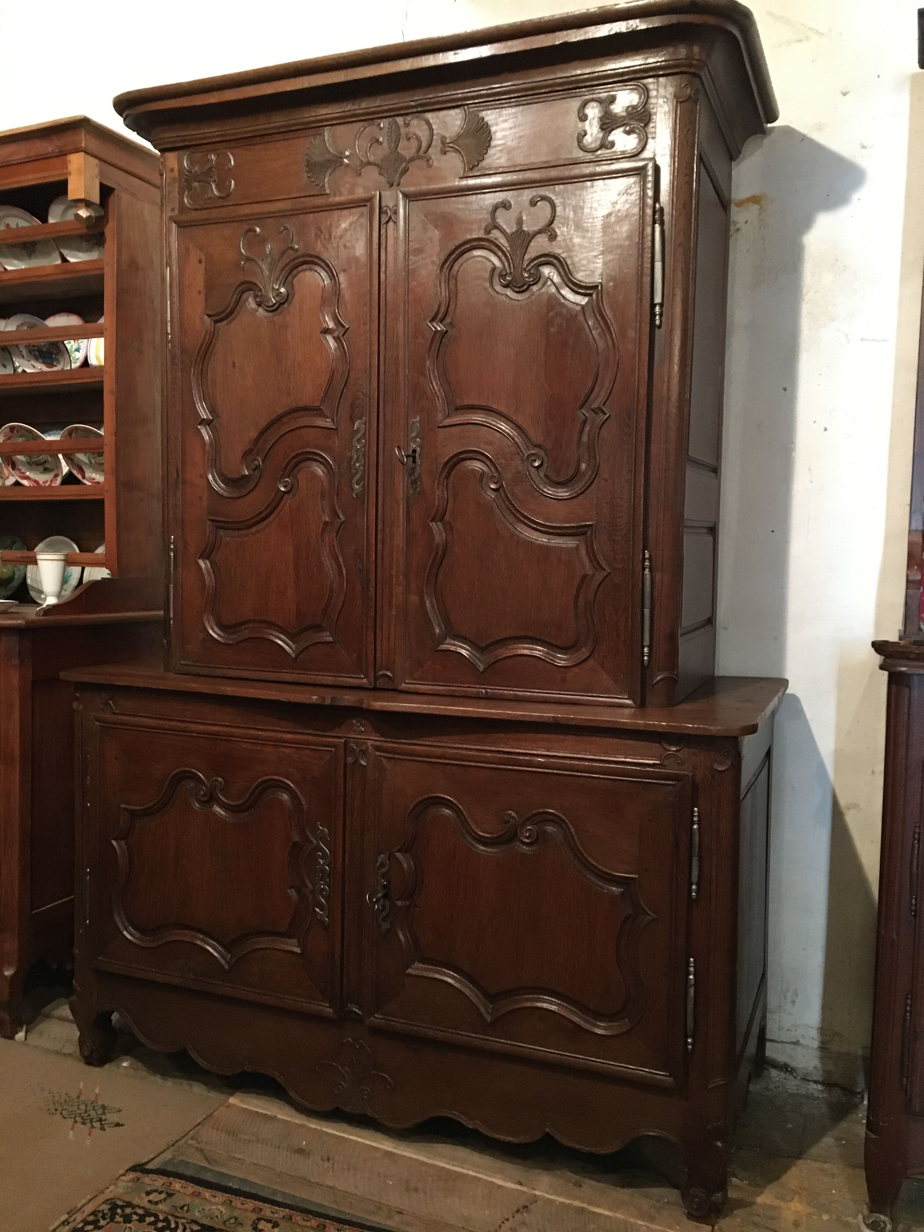 Buffet 2 body Louis XV Lorraine XVIII ° era