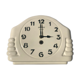 French art deco clock clock Bayard ceramic quartz movement