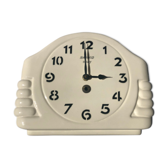 French art deco clock clock Bayard ceramic quartz movement