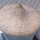 Vintage Asian hat braided palms and bamboo for decoration
