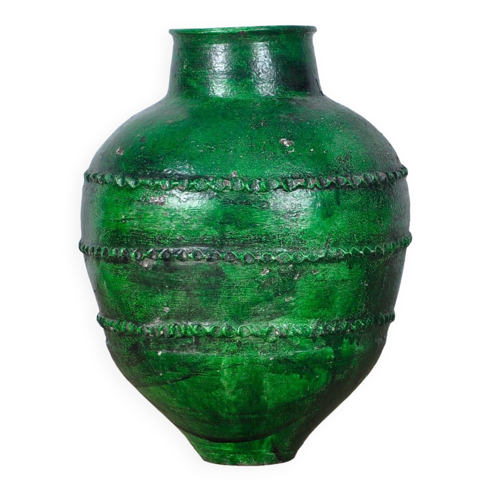Large Turkish Terracotta Olive Jar Or Garden Urn