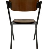Set Of Four Compass Chairs 1960 Dutch Design School Chairs