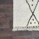 Berber diamond and black dot rug 140 X 220 cm