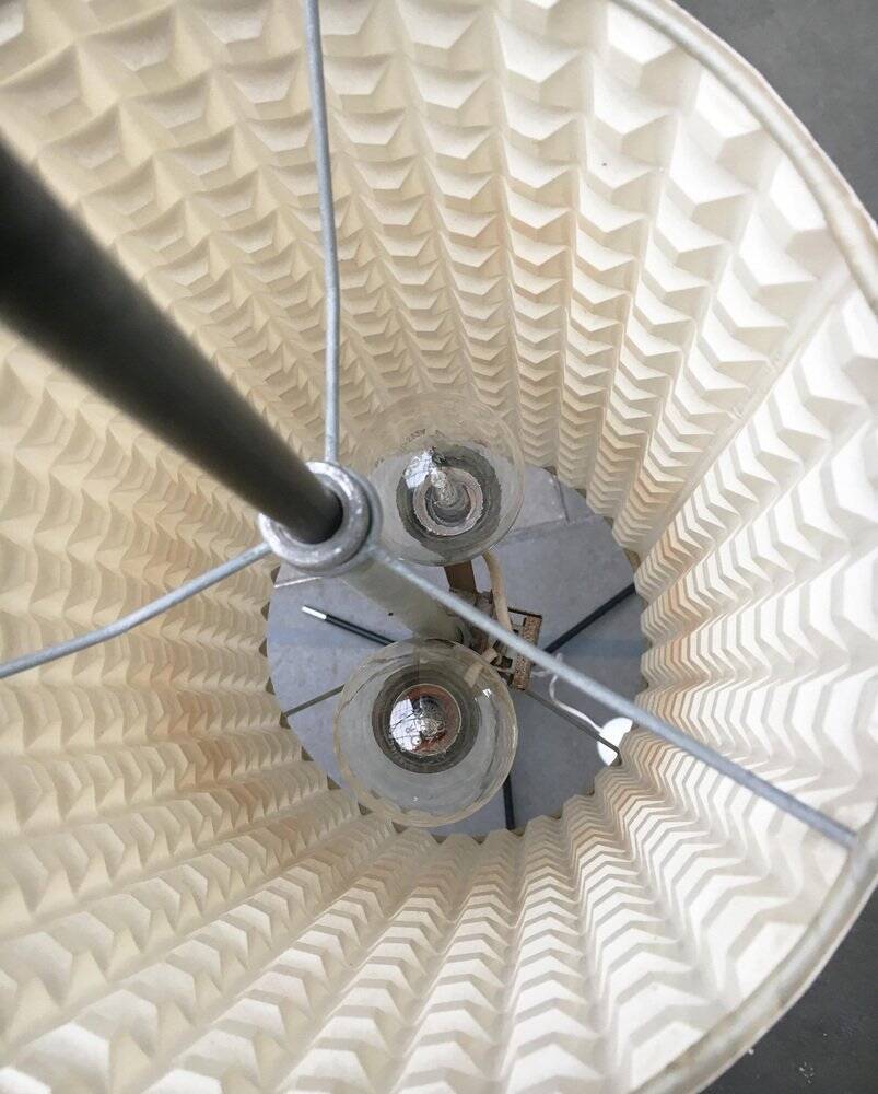 East German tripod floor lamp by Rudolf Arnold, mid-century, 1960s.