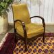 1950s English bridge chair in beech.