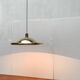 Postmodern Italian vintage brass suspension UFO model S-481 by Luci Italia, 1970s.