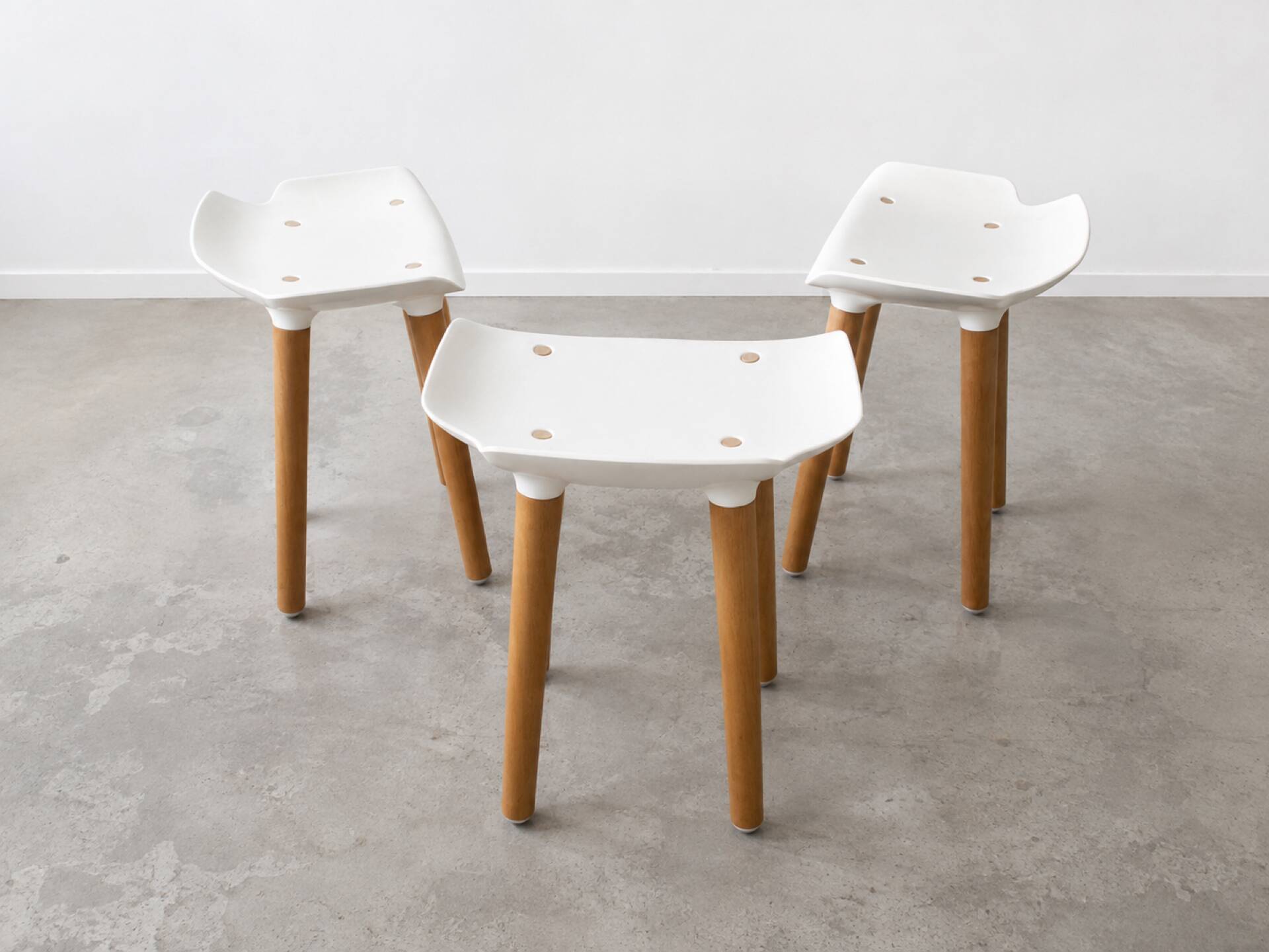 Tabourets Pilot par Patrick Rampelotto & Fritz Pernkopf pour Quinze & Milan