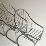 4 chairs in the style of Gastone Rinaldi