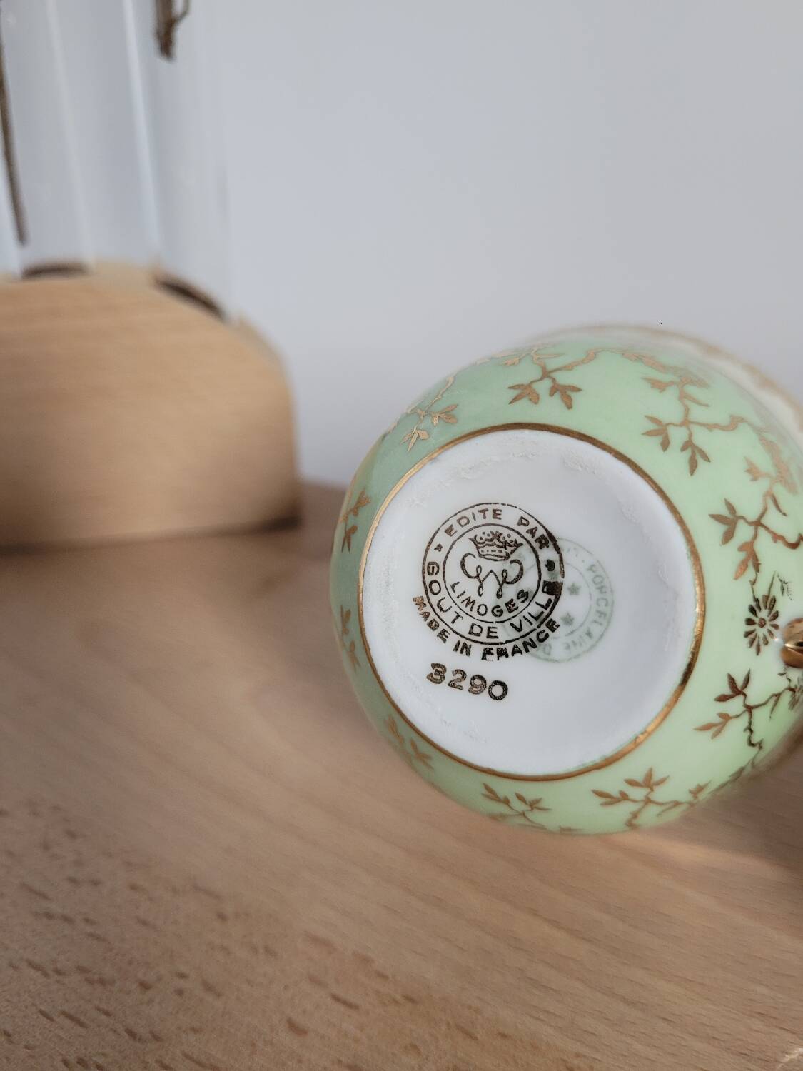 Limoges porcelain ristretto cup