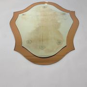 Double miroirs superposés design baroque, France 1970