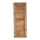 Vintage Turkish Oushak Handmade Wool Runner 83x225