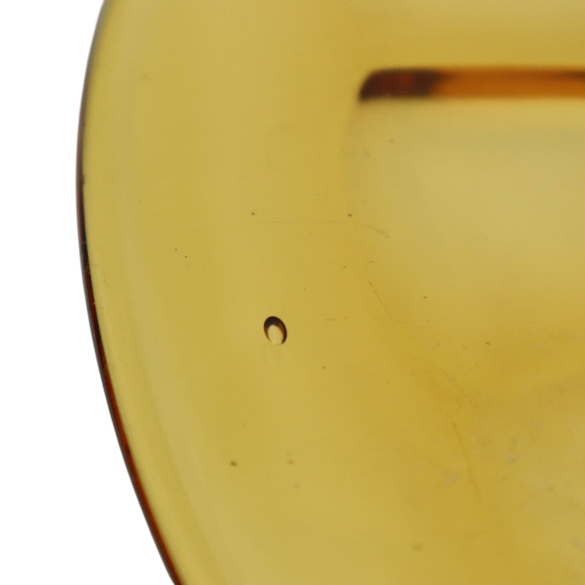 Art Deco Amber Tart Plate Dish Pastry Dish Scailmont