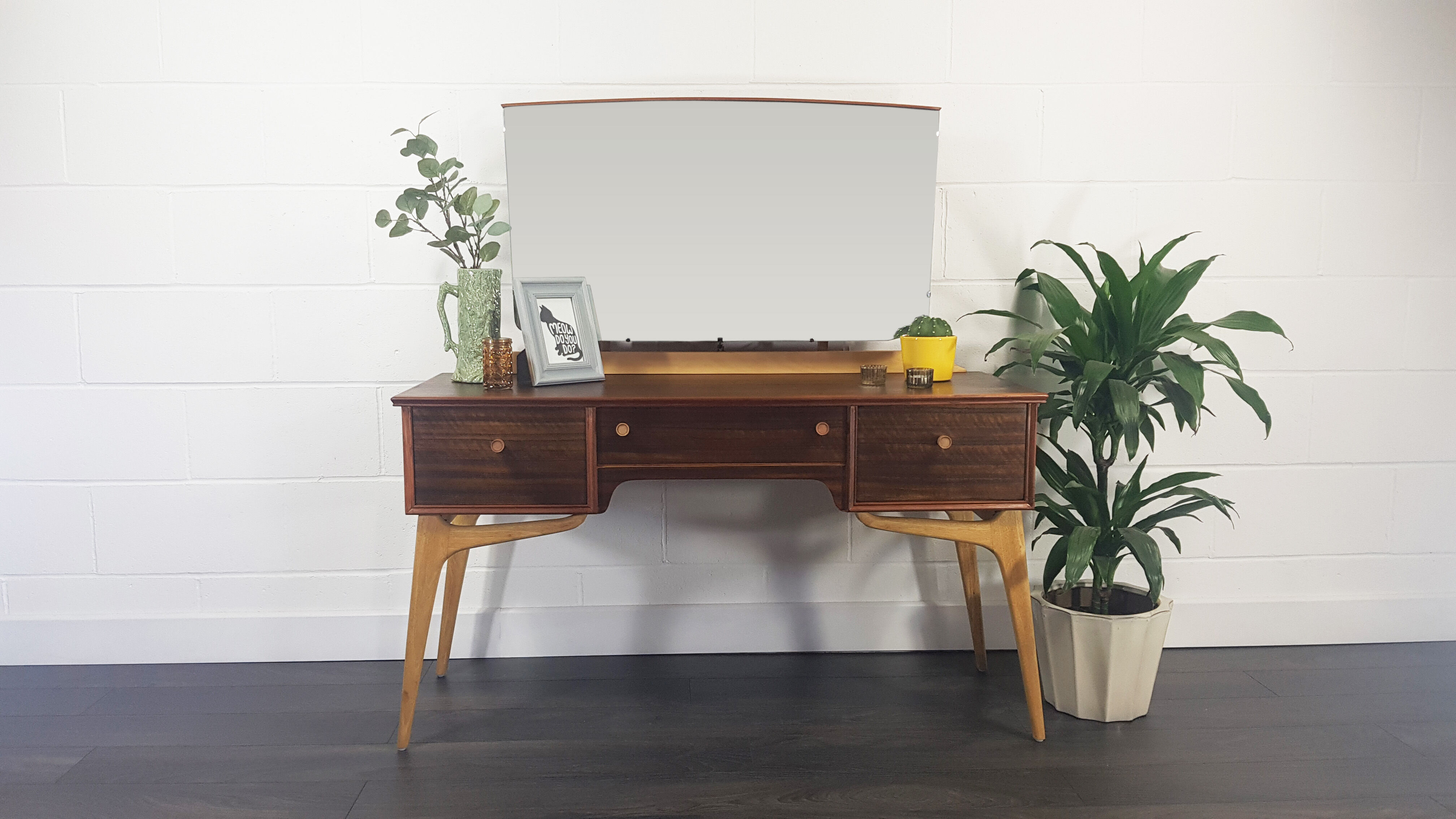 Vintage dressing table by alfred cox for ac furniture, 1950s
