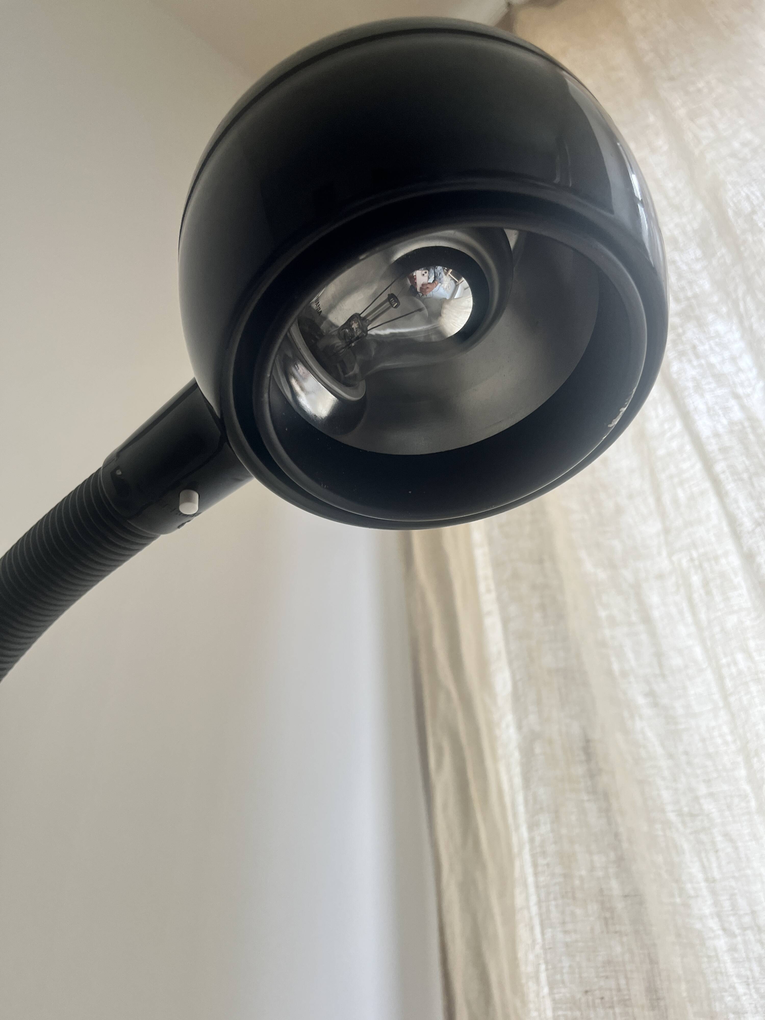 Vintage design Cobra articulated desk lamp by Fagerhults, Sweden 1974