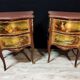 Pair of painted wooden chests of drawers