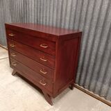 Vintage Scandinavian 4-drawer chest of drawers