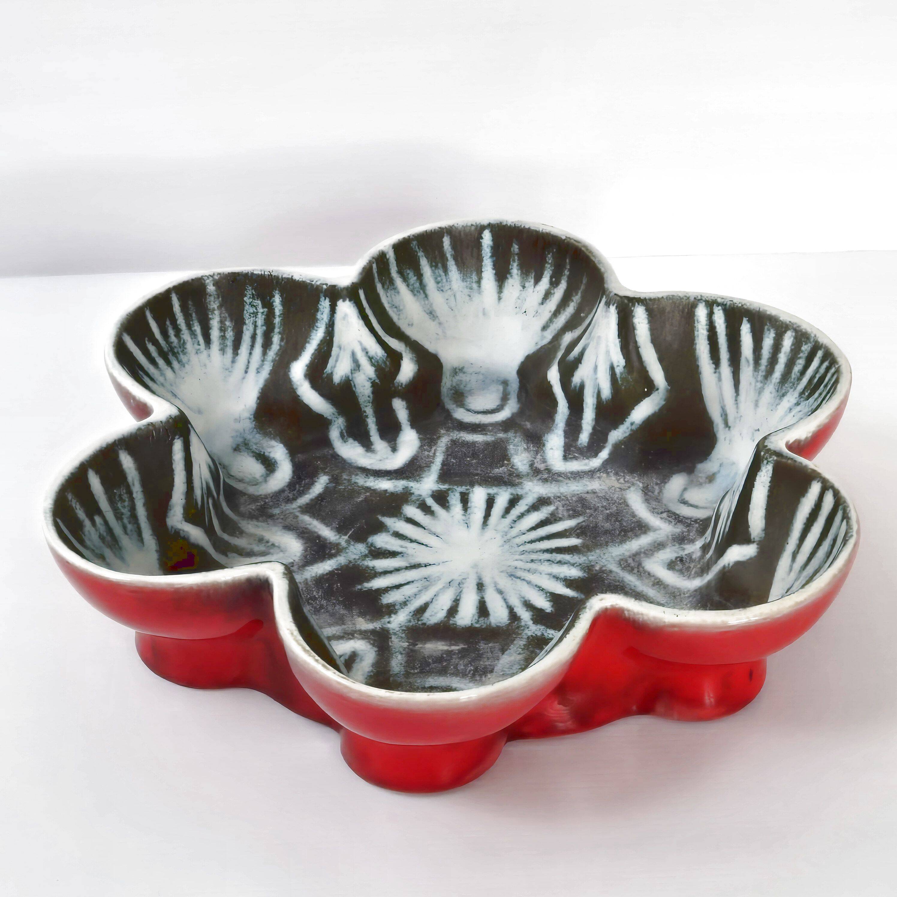 Vintage 1960s R. Weill ceramic bowl