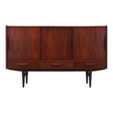 Teak highboard, Danish design, 1970s, manufactured by ES Møbler