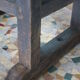 Ancien établi de sciage en bois