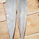 Pair of old wooden oars