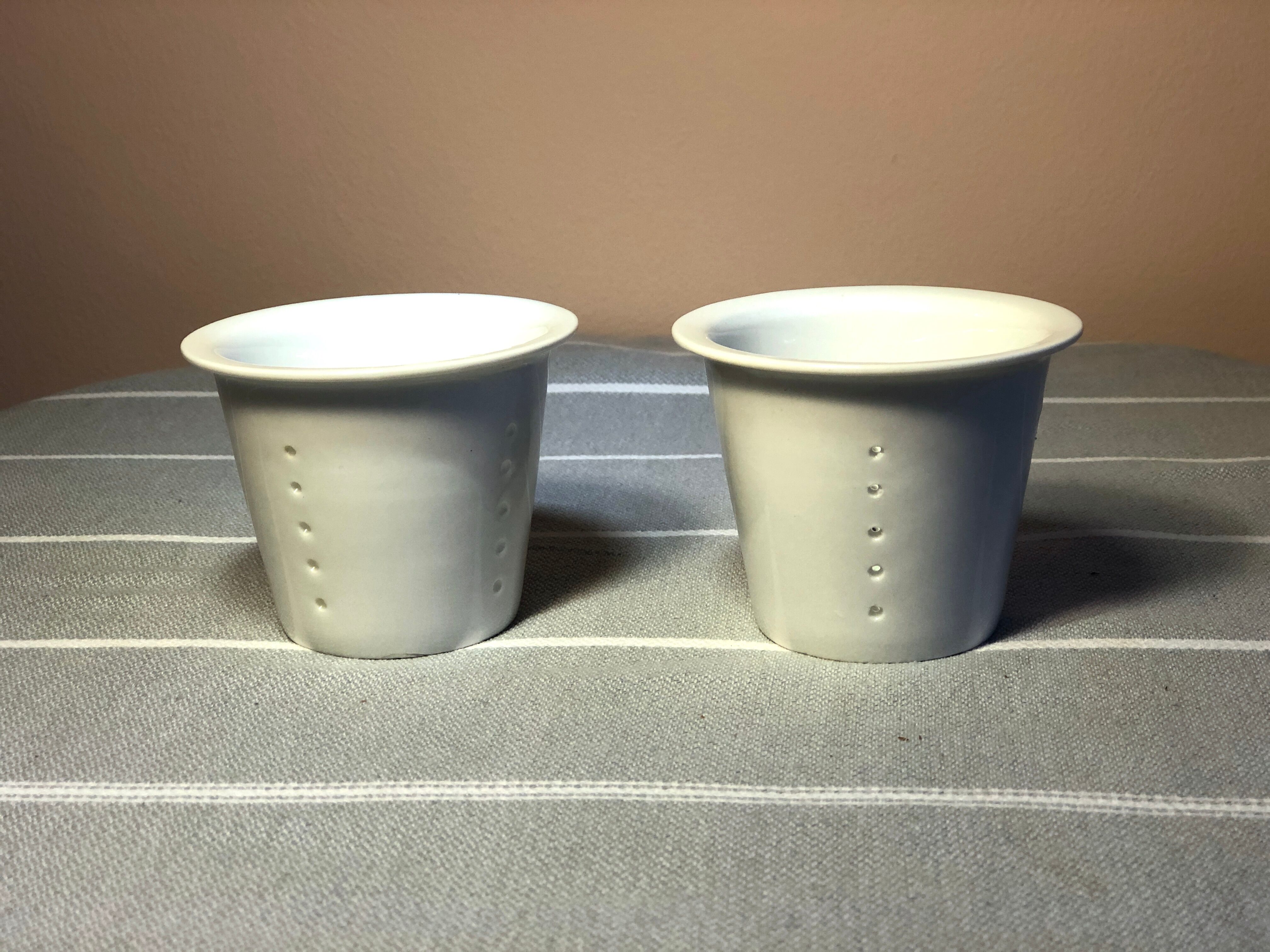 Ceramic filters for herbal tea makers