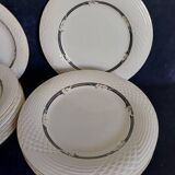 Set of 14 fine porcelain pieces - China Pearl "Alexandrite"